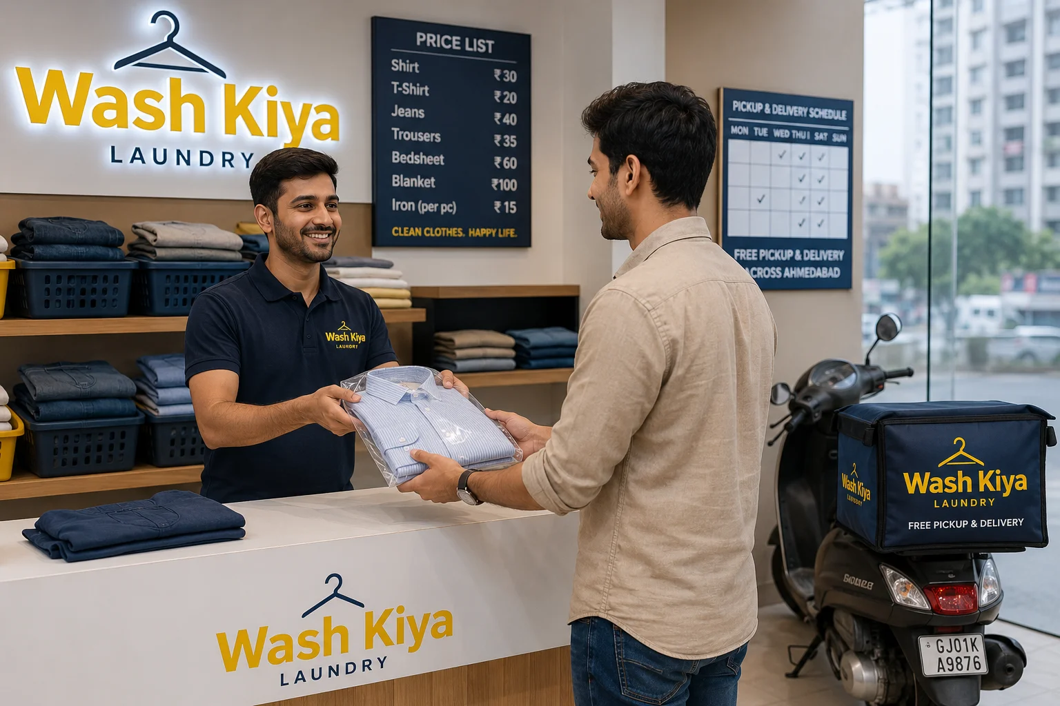Best Affordable Laundry Service in Ahmedabad - Wash Kiya