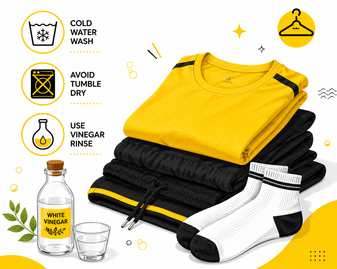 How to Wash Gym Clothes - Activewear Care and Sweat Odor Removal Guide - Wash Kiya