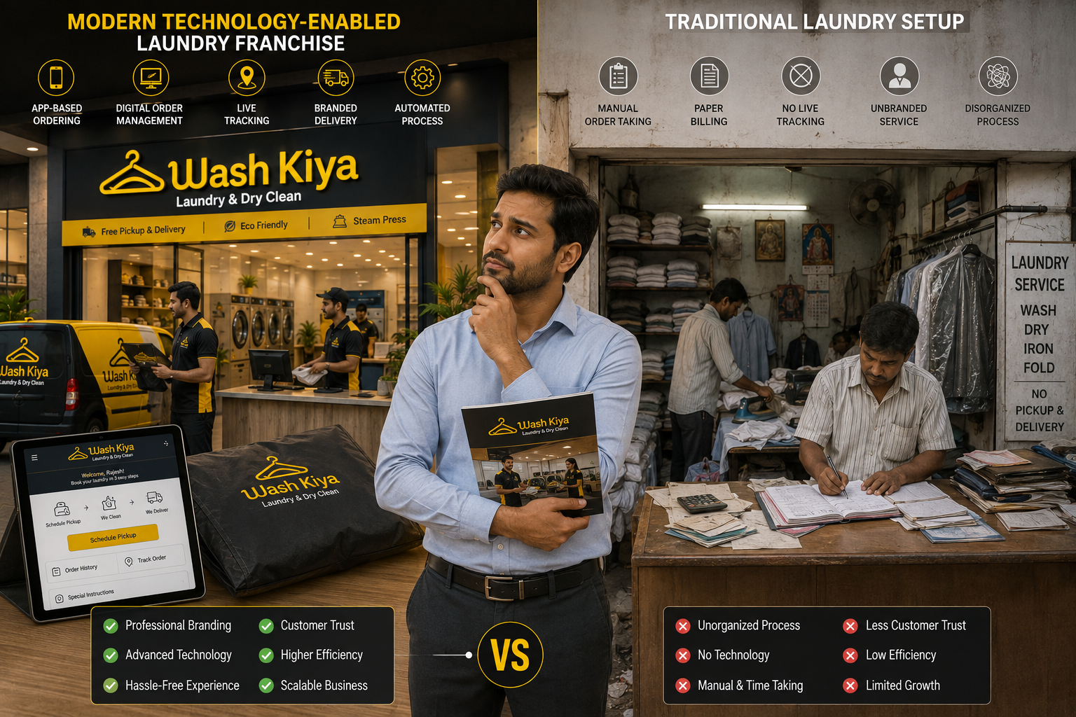 How to choose the best laundry franchise in India - Practical guide for entrepreneurs