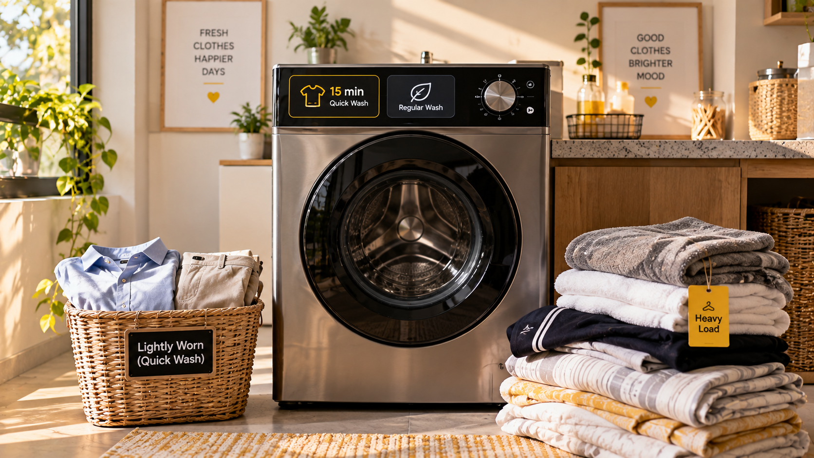 Quick Wash vs Regular Wash: Is a 15-Minute Cycle Really Enough?