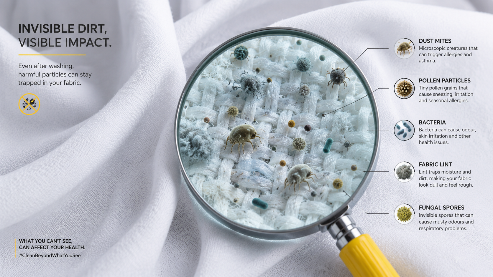 The Hidden Dirt You Don't See on Your Home Linen - Professional cleaning