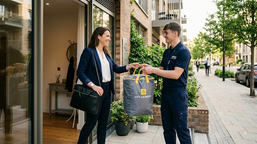 Laundry for working professionals - Save time with pickup and delivery service
