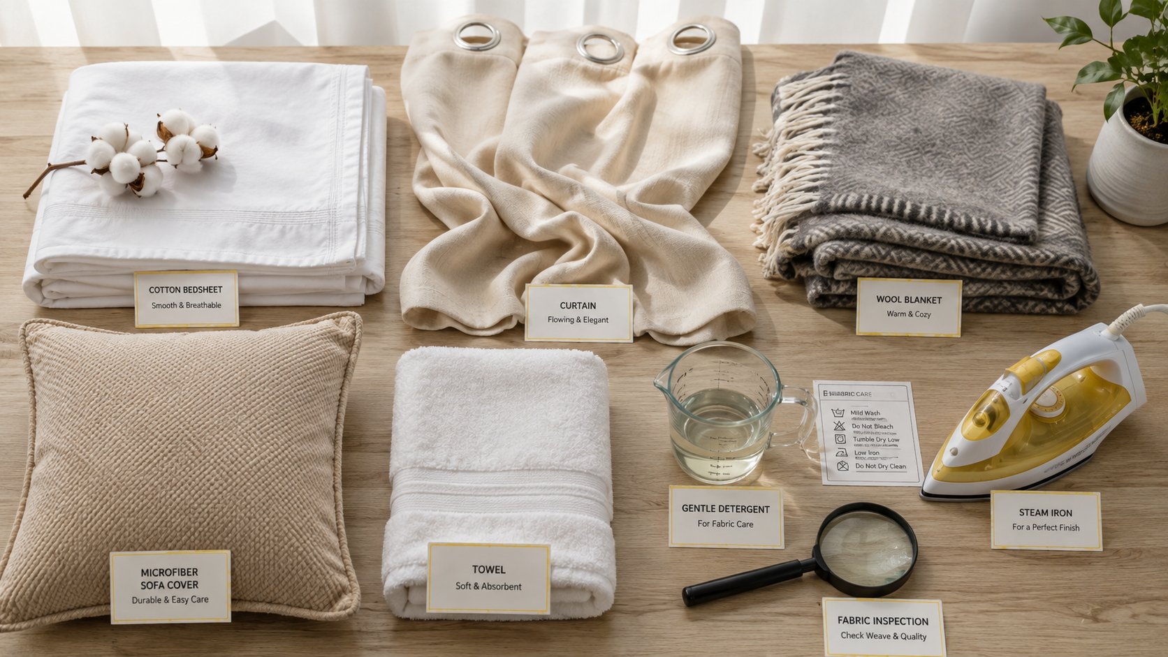 The Science Behind Fabric Care - Different Home Textiles Need Different Cleaning Methods