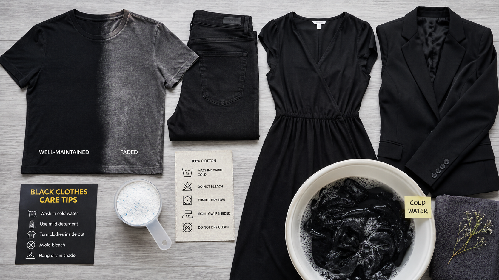 Why do black clothes fade after washing - Fabric care tips and mistakes to avoid