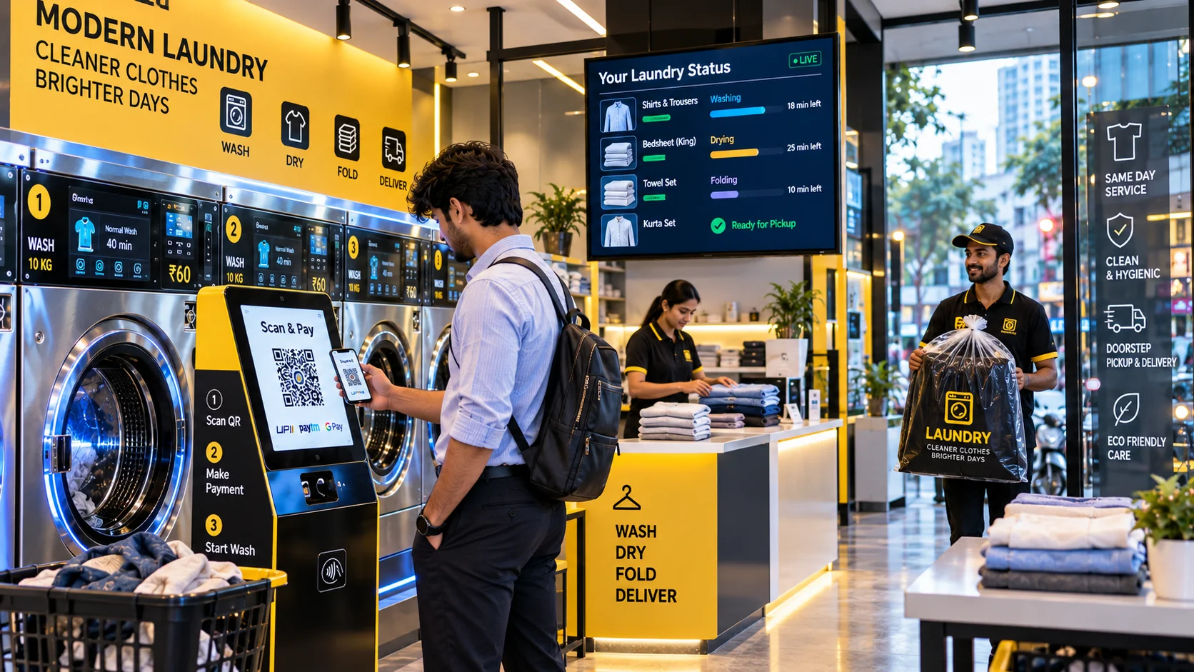 How Technology Is Changing the Laundry Industry in India - Wash Kiya